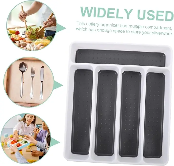 Organizer Flatware White 