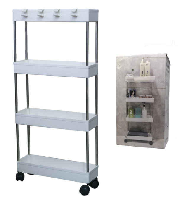 4 TIER BATHROOM RACK