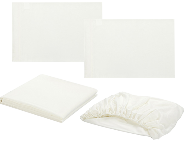 BED SHEET FULL 4PC CREAM