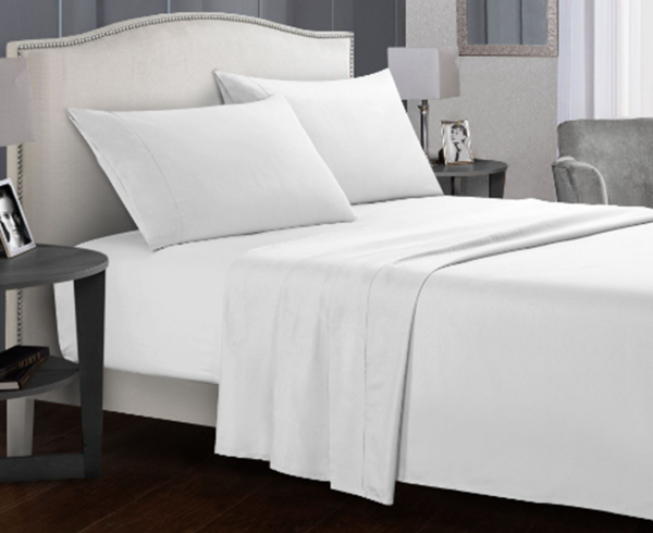 BED SHEET FULL 4PC WHITE