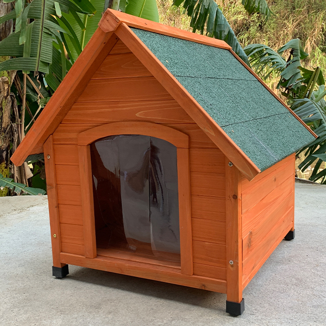 WOODEN PET HOUSE 31X35X32 INCH