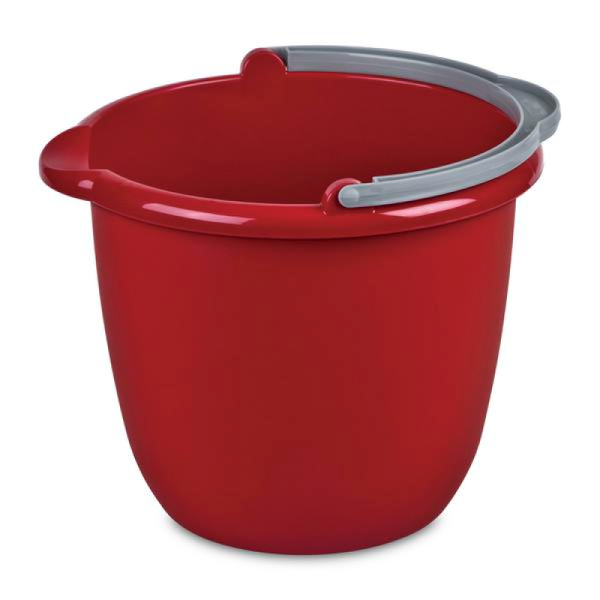 PAIL SPOUT 10QT RED