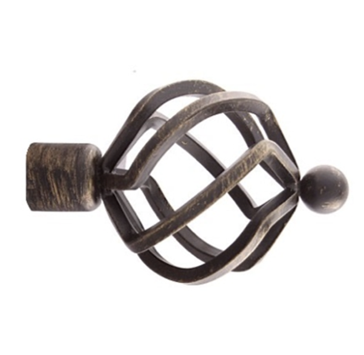 EXPANDABLE CURTAIN RODS WITH FINIALS