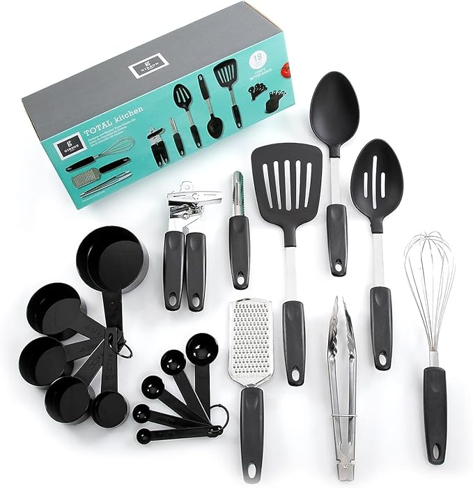 ALL YOU NEED TOTAL KITCHEN 18PC SS GADGET & TOOL COMBO SET