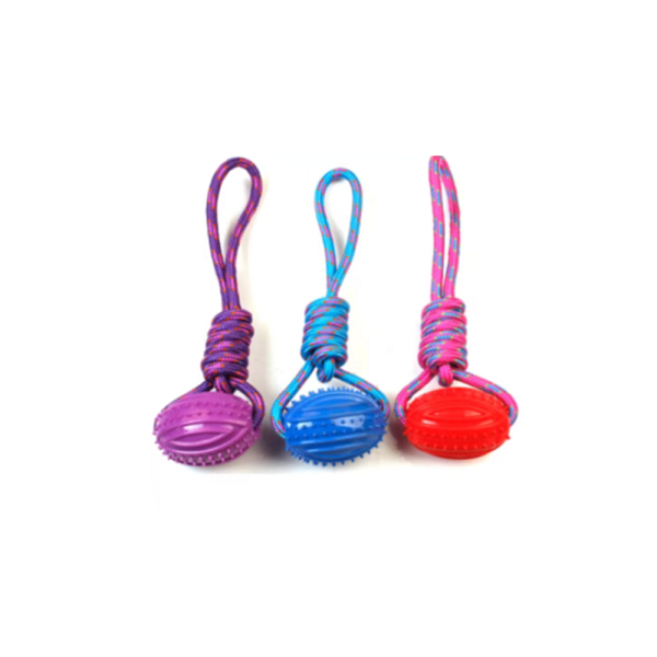 Pet Toy Ball Tug o War 38cm