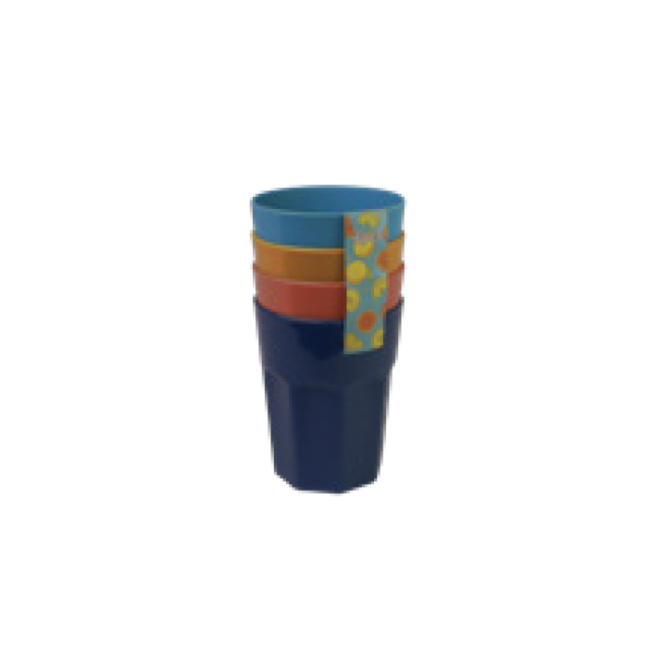CUP 4 PCS SET (0.43L x 4)