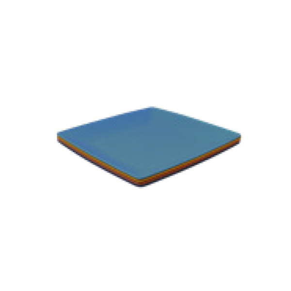 PLATE SQUARE 10"