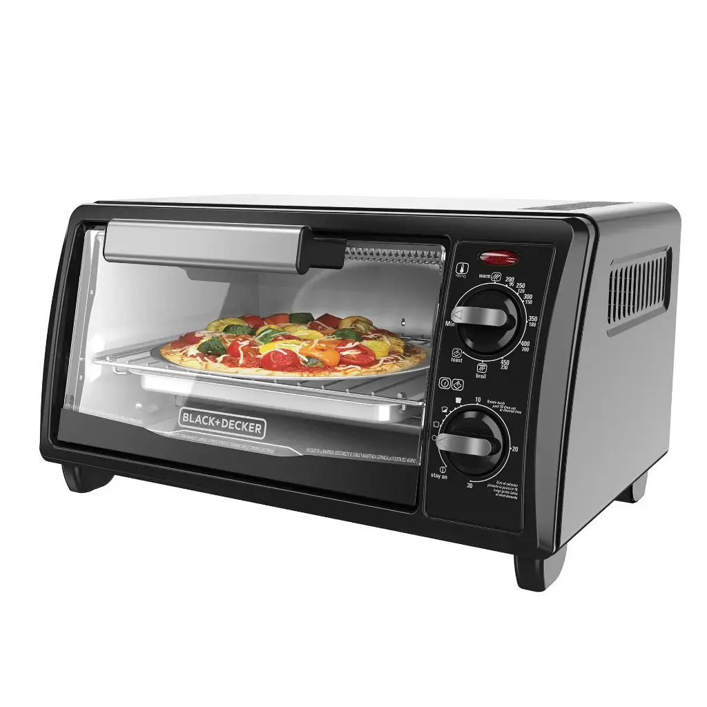 Black + Decker 4 Slice Toaster Oven