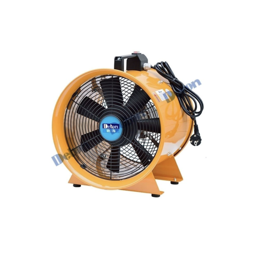 DETON PORTABLE VENTILATOR FAN 18" W/DUCTING 5M