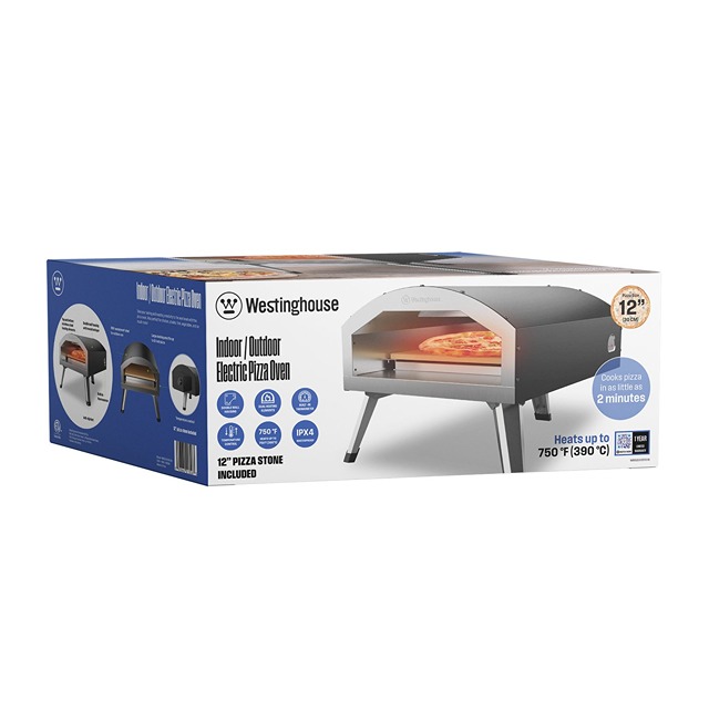 WESTINGHOUSE ELECTRIC PIZZA OVEN W 12IN STONE