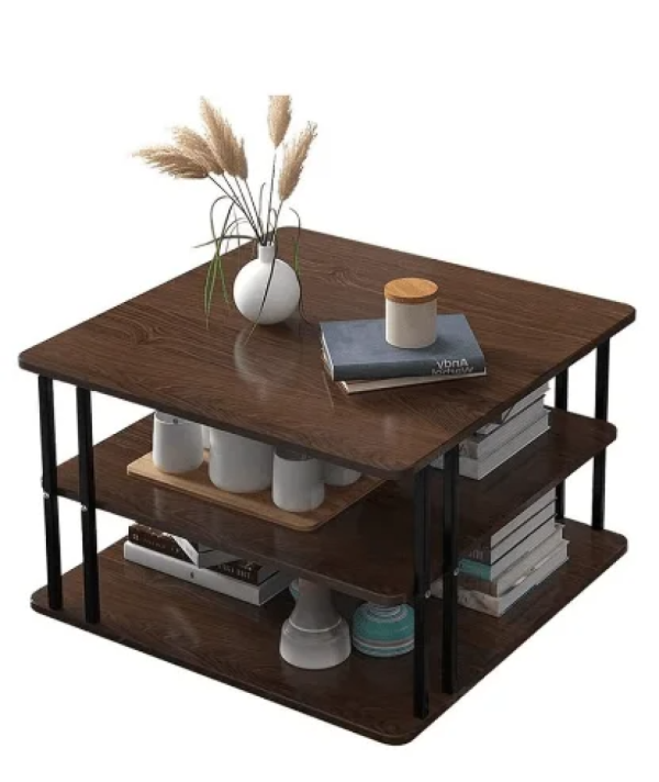 COFFEE TABLE 3 TEIR BROWN
