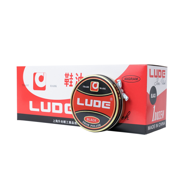 SHOE POLISH BLACK LUDE 40 ML