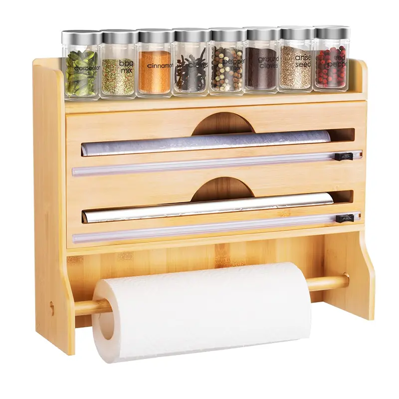 4 in 1 Bamboo Organizer