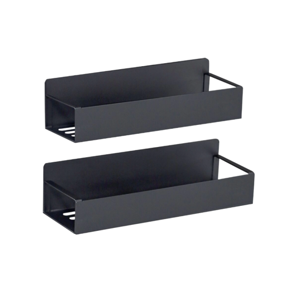 Magnetic wall mounted storage rack