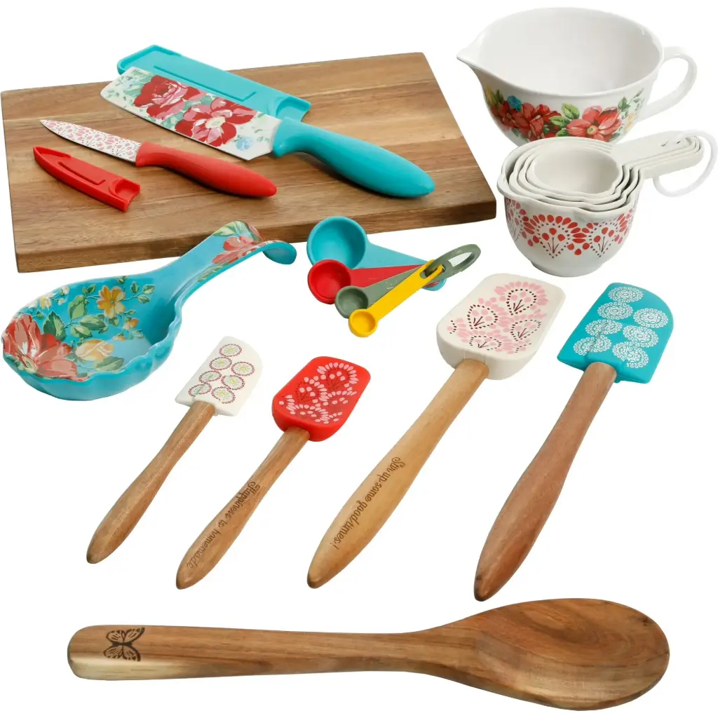 The Pioneer Woman Vintage Floral Gadget Set, 20 Piece 