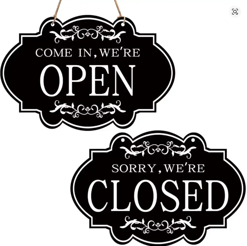 Open Sign