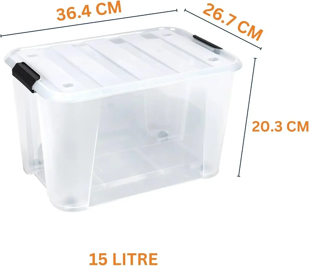 15L Rolling Storage Box