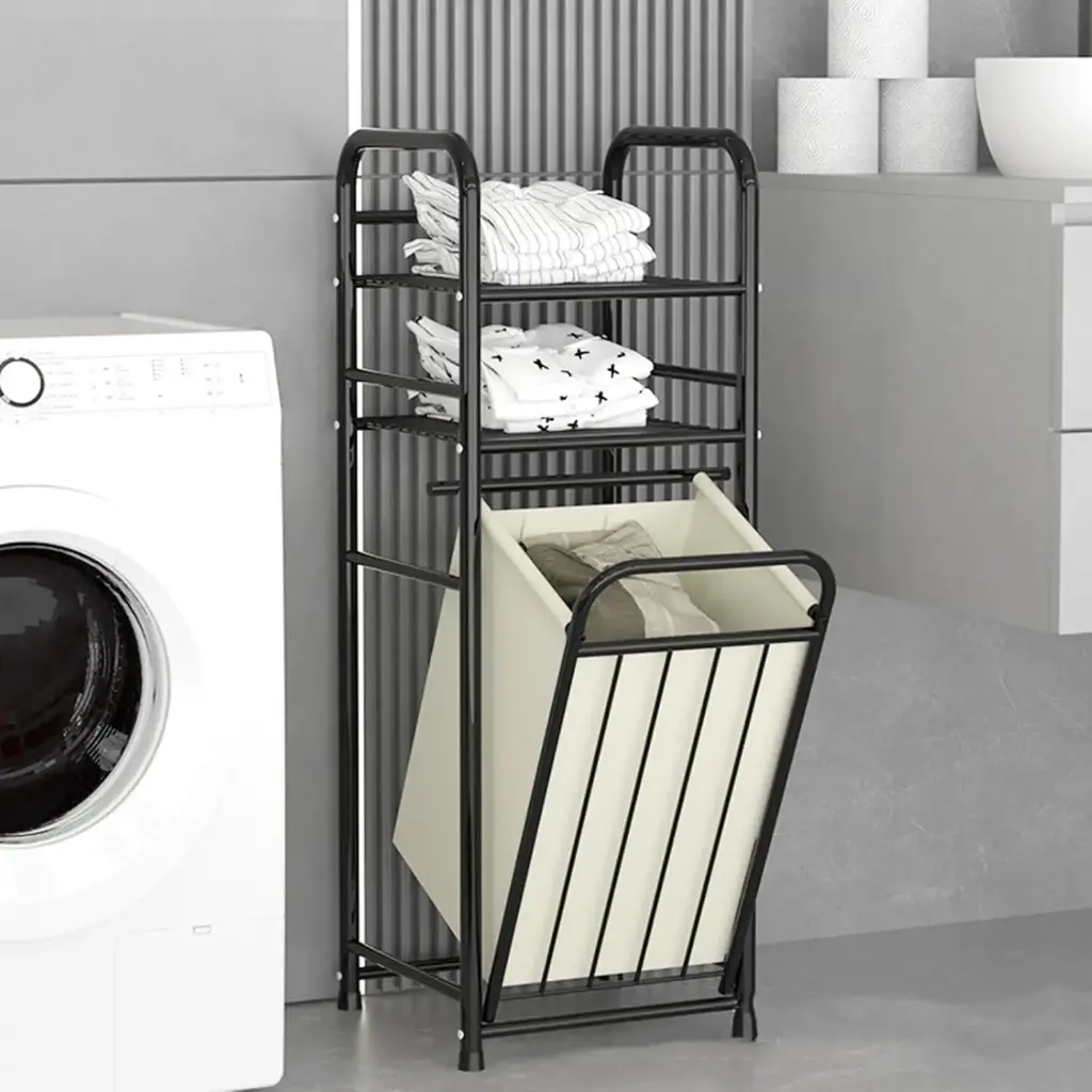 Laundry Rack w/Basket 