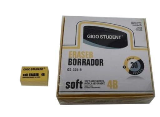 [110186] Eraser 4B 30PC