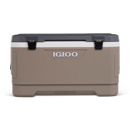 [50535] IGLOO 100QT MAXCOLD LATITUDE SANDSTONE/CARBONITE COOLER