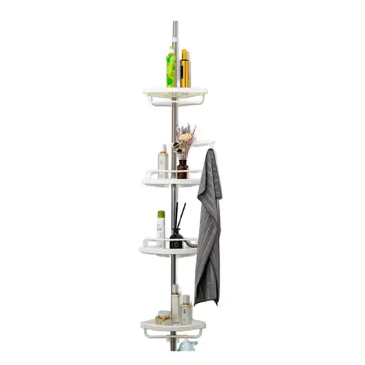 [255053] SHOWER CORNER SHELF EXPANDING ROD