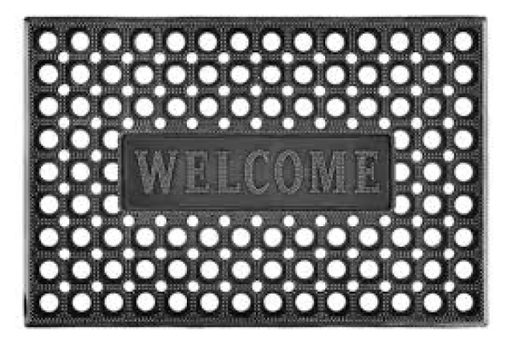 [254249] DOOR MAT OUTDOOR RECT