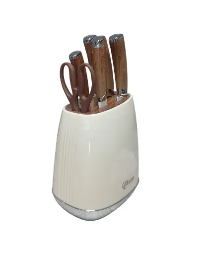 [EP6KS06] 7pc Knife Set with Holder
